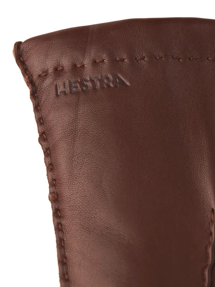 Hestra Edward Leren Handschoenen – Bruin-100% leer<br />Voering: 100% wol-HEREN ACCESSOIRES-Bruin