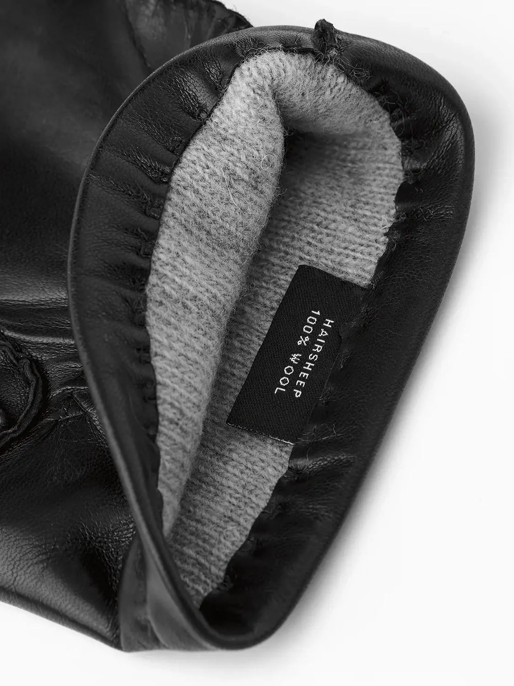 Hestra Edward Leren Handschoenen – Zwart-100% leer<br />Voering: 100% wol-HEREN ACCESSOIRES-Zwart