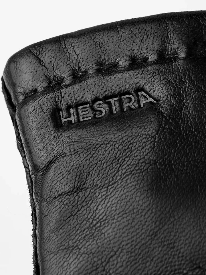 Hestra Edward Leren Handschoenen – Zwart-100% leer<br />Voering: 100% wol-HEREN ACCESSOIRES-Zwart