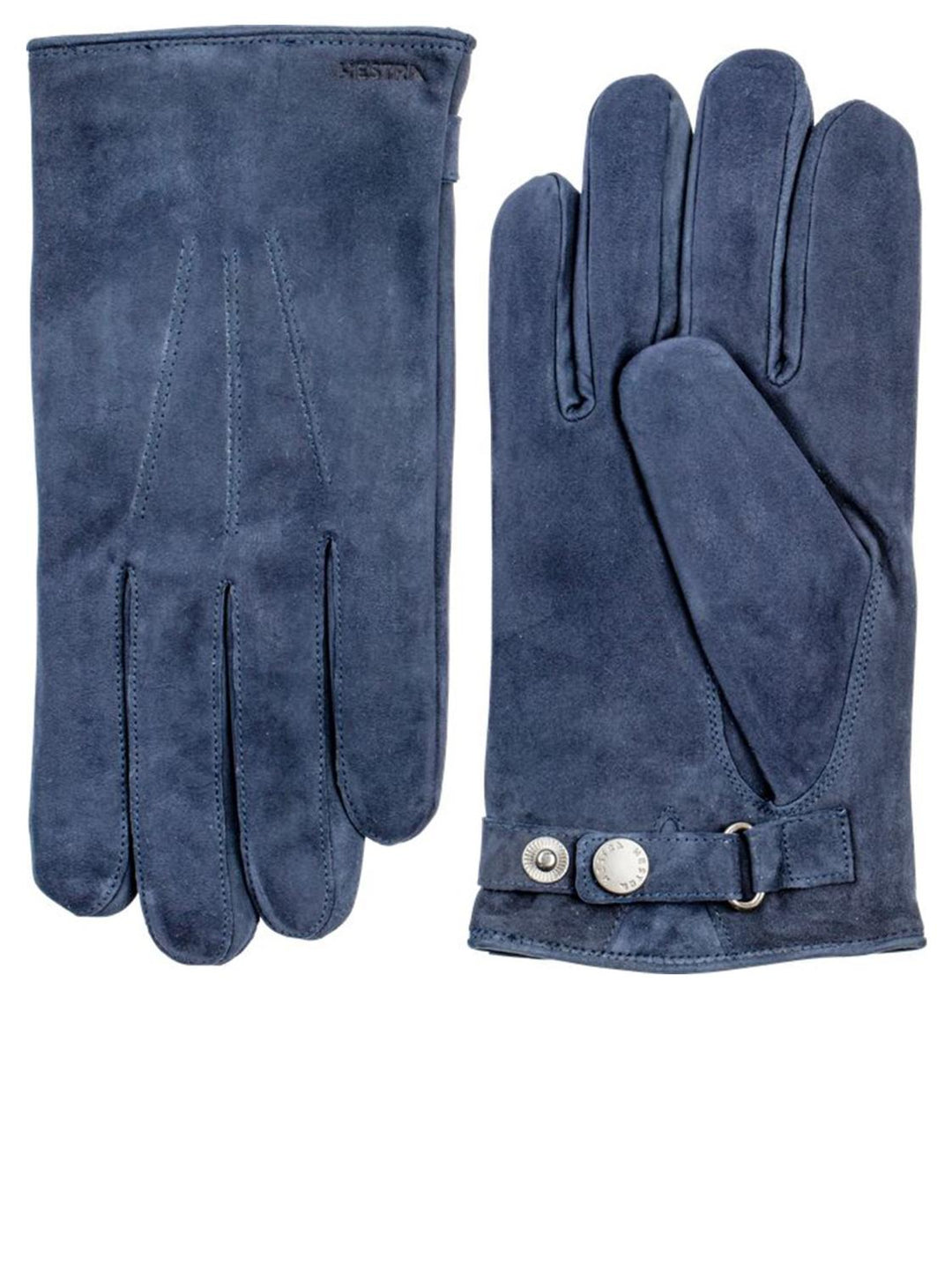 Hestra handschoenen-100% hertenleer-HEREN ACCESSOIRES-Blauw