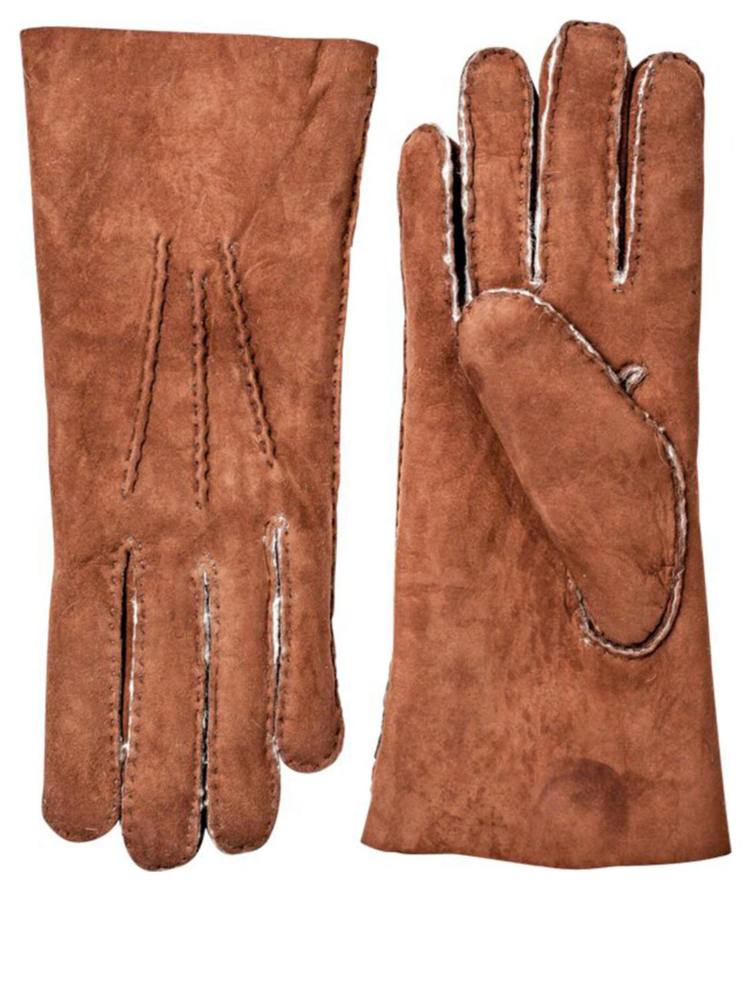 Hestra handschoenen-100% lamsleer-HEREN ACCESSOIRES-Bruin