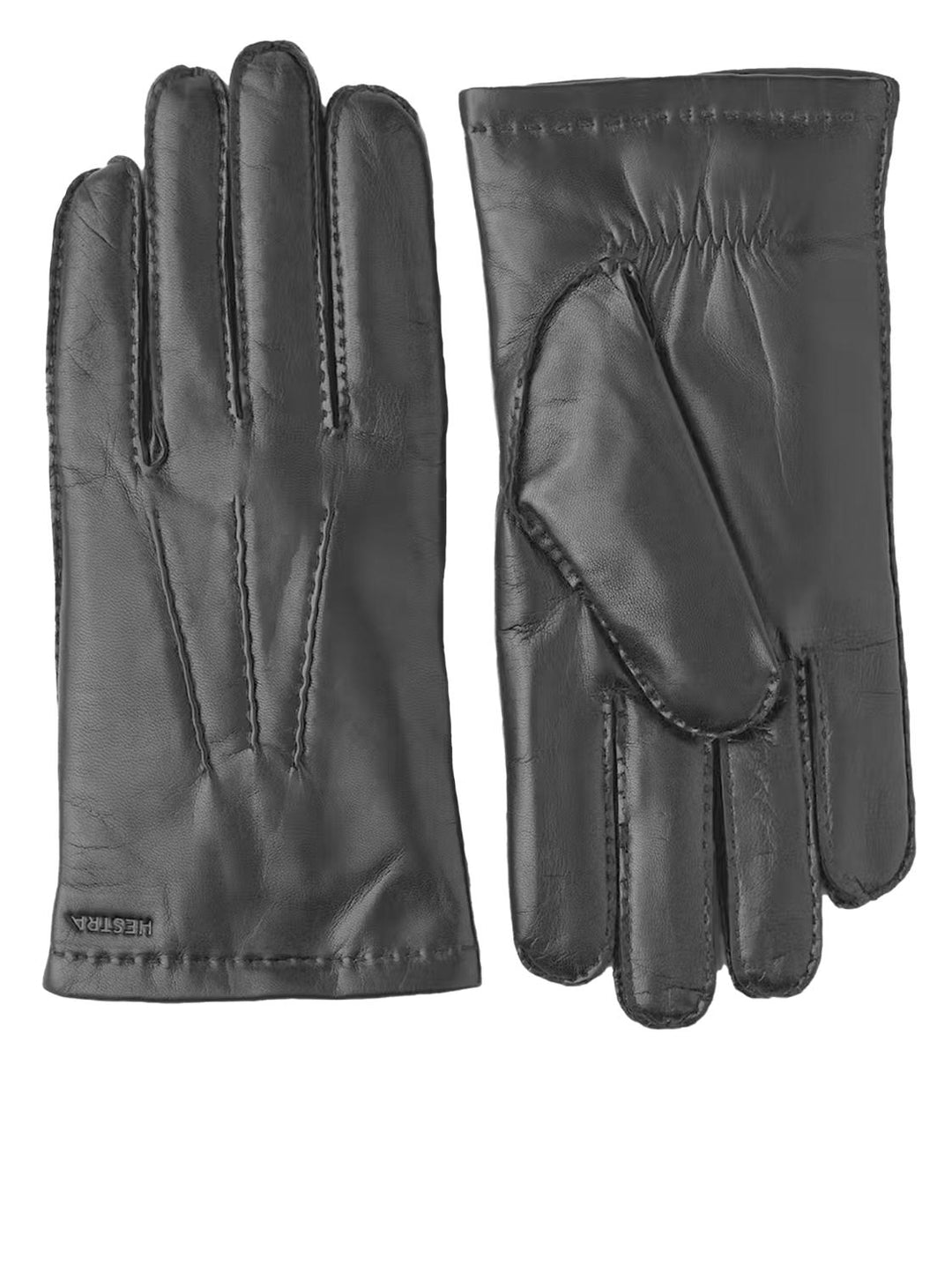 Hestra handschoenen Edward-Leer-HEREN ACCESSOIRES-Zwart