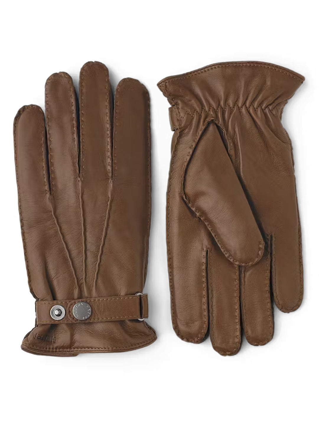 Hestra Jake Leren Handschoenen – Bruin-HEREN ACCESSOIRES-Bruin