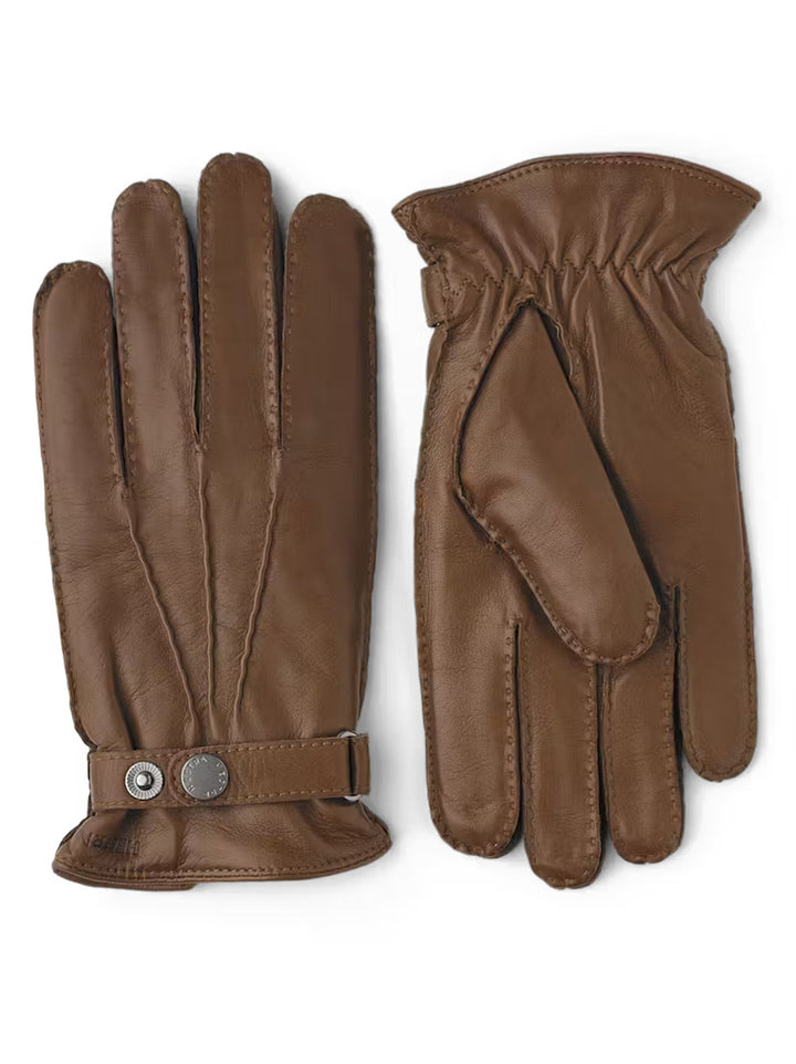 Hestra Jake Leren Handschoenen – Bruin-HEREN ACCESSOIRES-Bruin