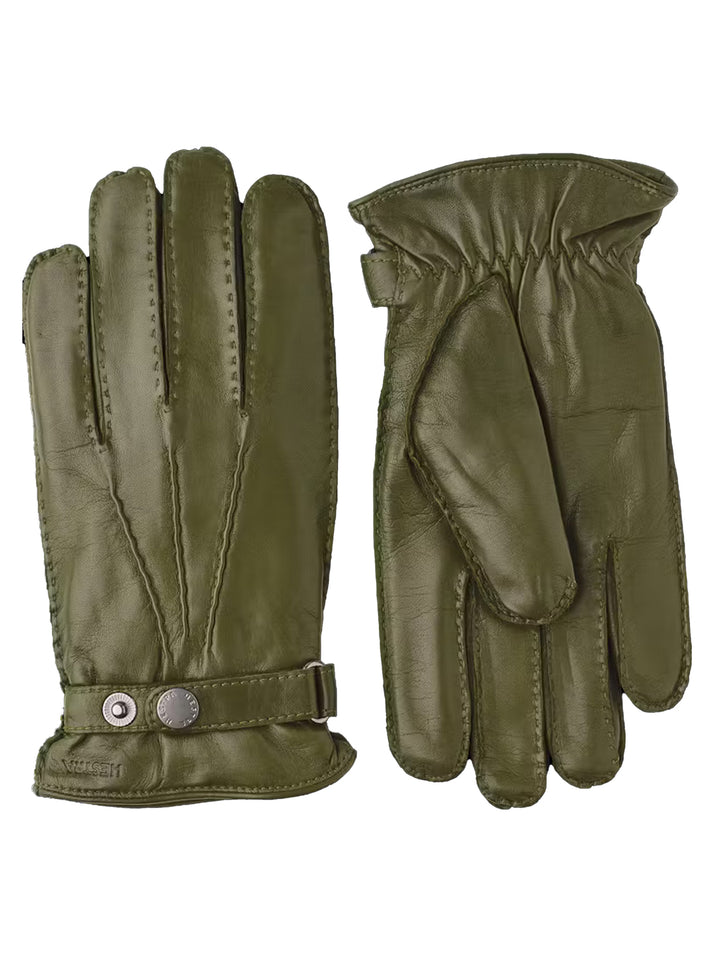 Hestra Jake Leren Handschoenen – Groen-HEREN ACCESSOIRES-Groen
