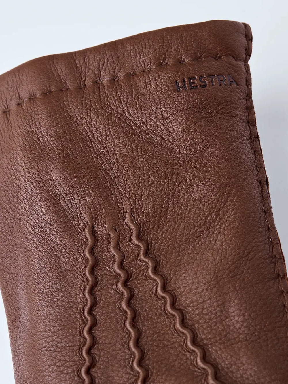 Hestra Matthew Leren Handschoenen – Bruin-100% leer<br />Voering: 80% wol, 20% polyamide-HEREN ACCESSOIRES-Bruin