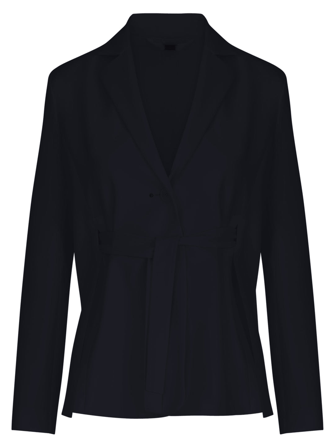HIGH blazer OBEDIENT-72% POLYESTER 23% RAYON 5% ELASTAAN-DAMES BLAZERS & GILETS-Blauw