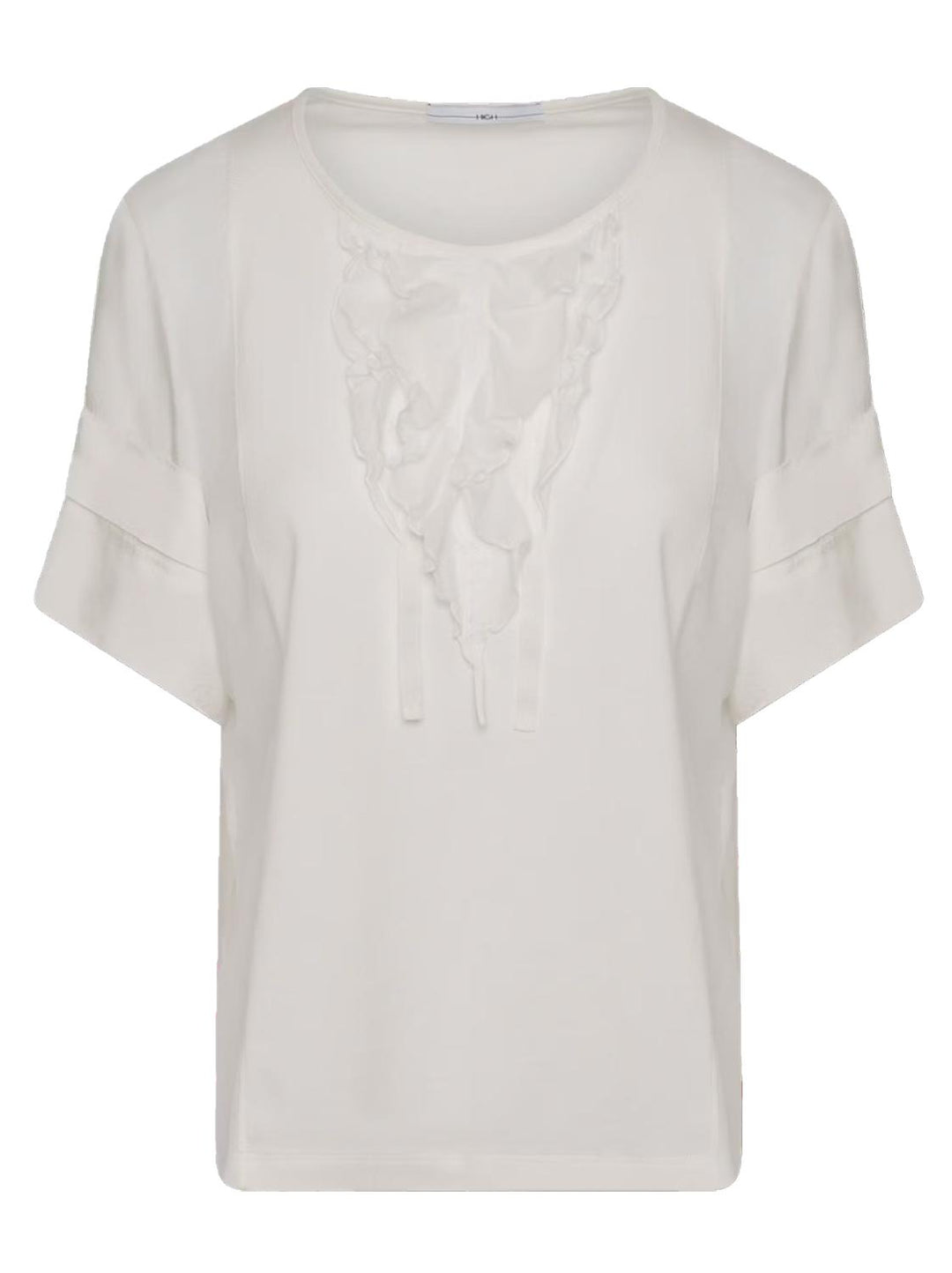 HIGH Fritillery top wit-100% katoen-DAMES TOPS & BLOUSES-Wit