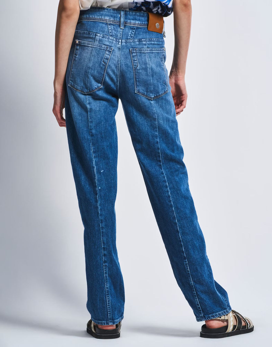 HIGH jeans PROTEST-98% KATOEN 2% ELASTAAN-DAMES BROEKEN-Blauw