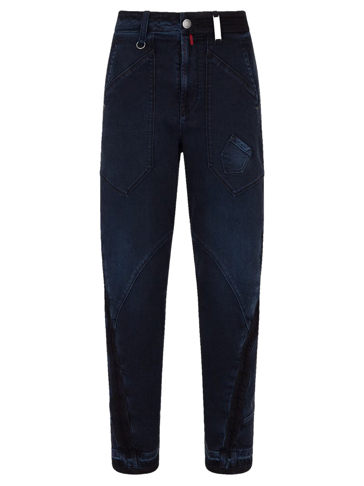HIGH jeans PULSATE-Materiaal: 63% KATOEN 35% MODAL 2% ELASTAAN-DAMES BROEKEN-Blauw