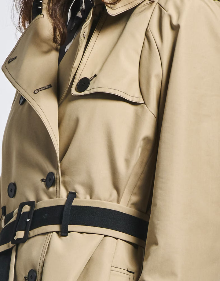 HIGH overcoat Intercept-DAMES JASSEN & JACKS-Beige