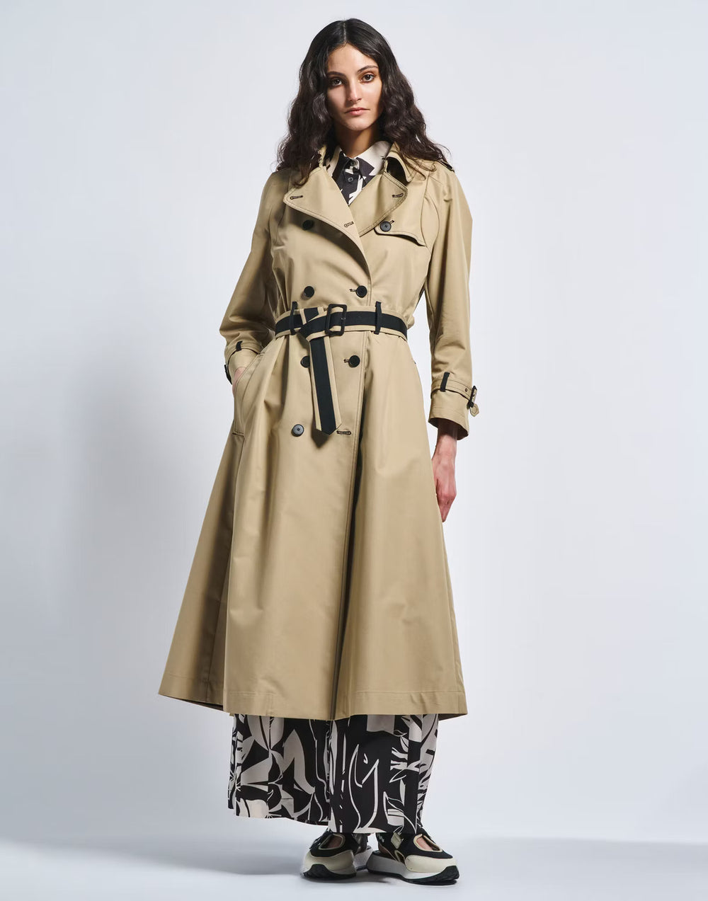 HIGH overcoat Intercept-DAMES JASSEN & JACKS-Beige