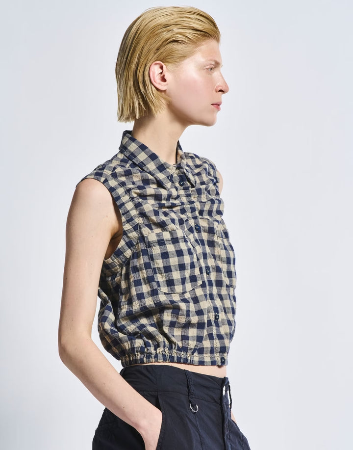 HIGH top BREATHE-98% Katoen<br />2% Elastaan-DAMES TOPS & BLOUSES-Beige