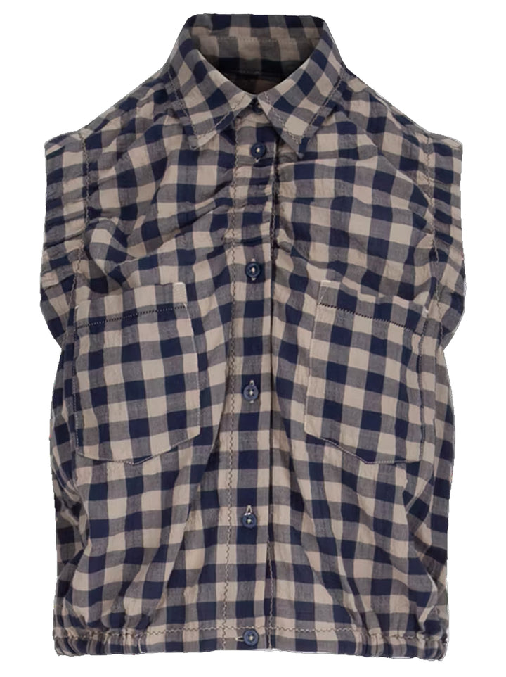 HIGH top BREATHE-98% Katoen<br />2% Elastaan-DAMES TOPS & BLOUSES-Beige