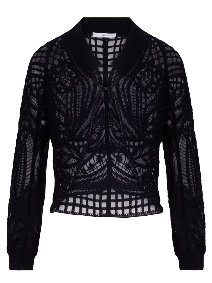 HIGH vestje APPEAL in navy-90% Lyocell<br />10% Zijde-DAMES TRUIEN & VESTEN-Blauw