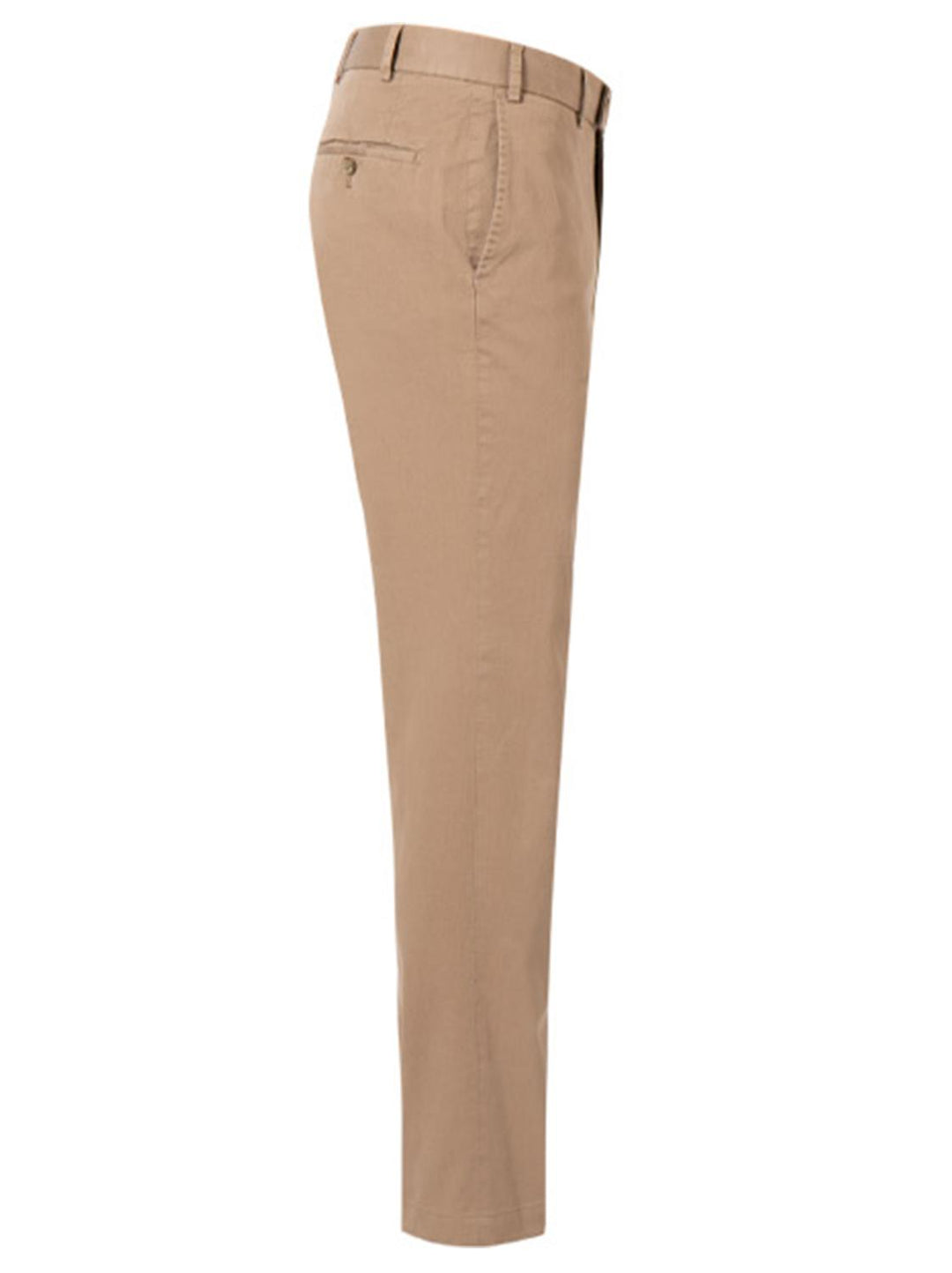 Hiltl  Parma contemporary fit-97% katoen, 3% elasthaan-HEREN BROEKEN-Bruin