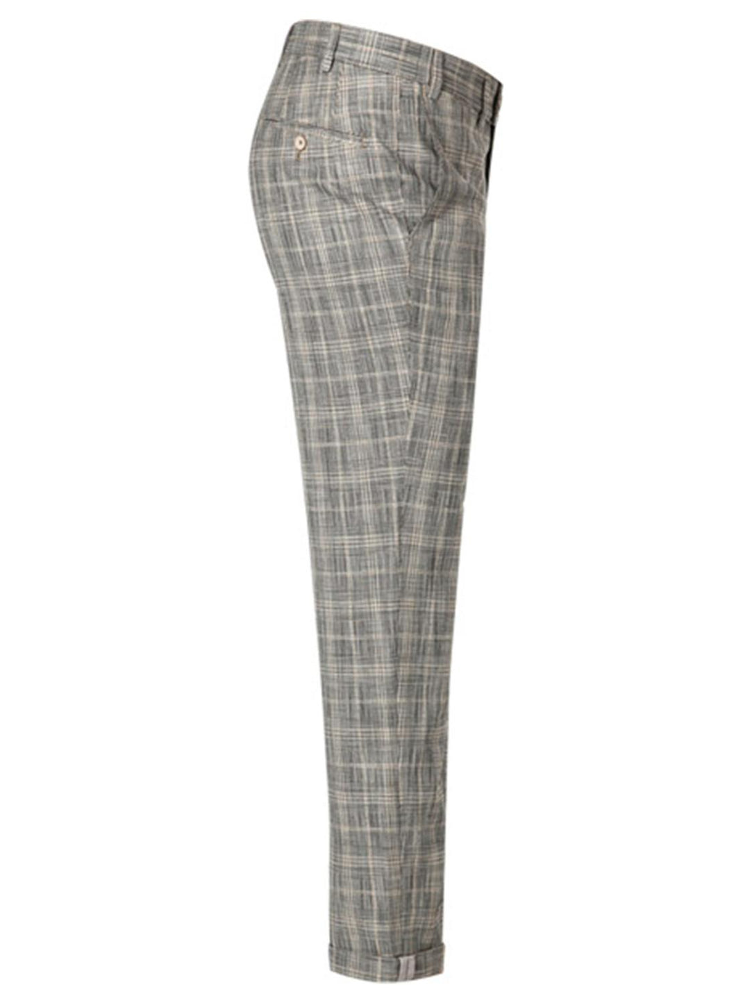 Hiltl Vicenzo chino-83% katoen, 14% polyester, 3% elasthaan-HEREN BROEKEN-Beige