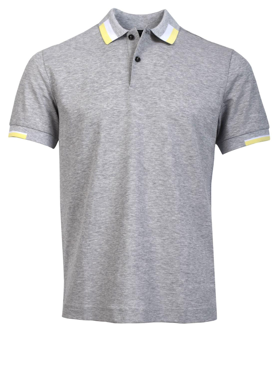 HUGO BOSS polo Parlay-100% katoen-HEREN POLO'S & T-SHIRTS-Grijs