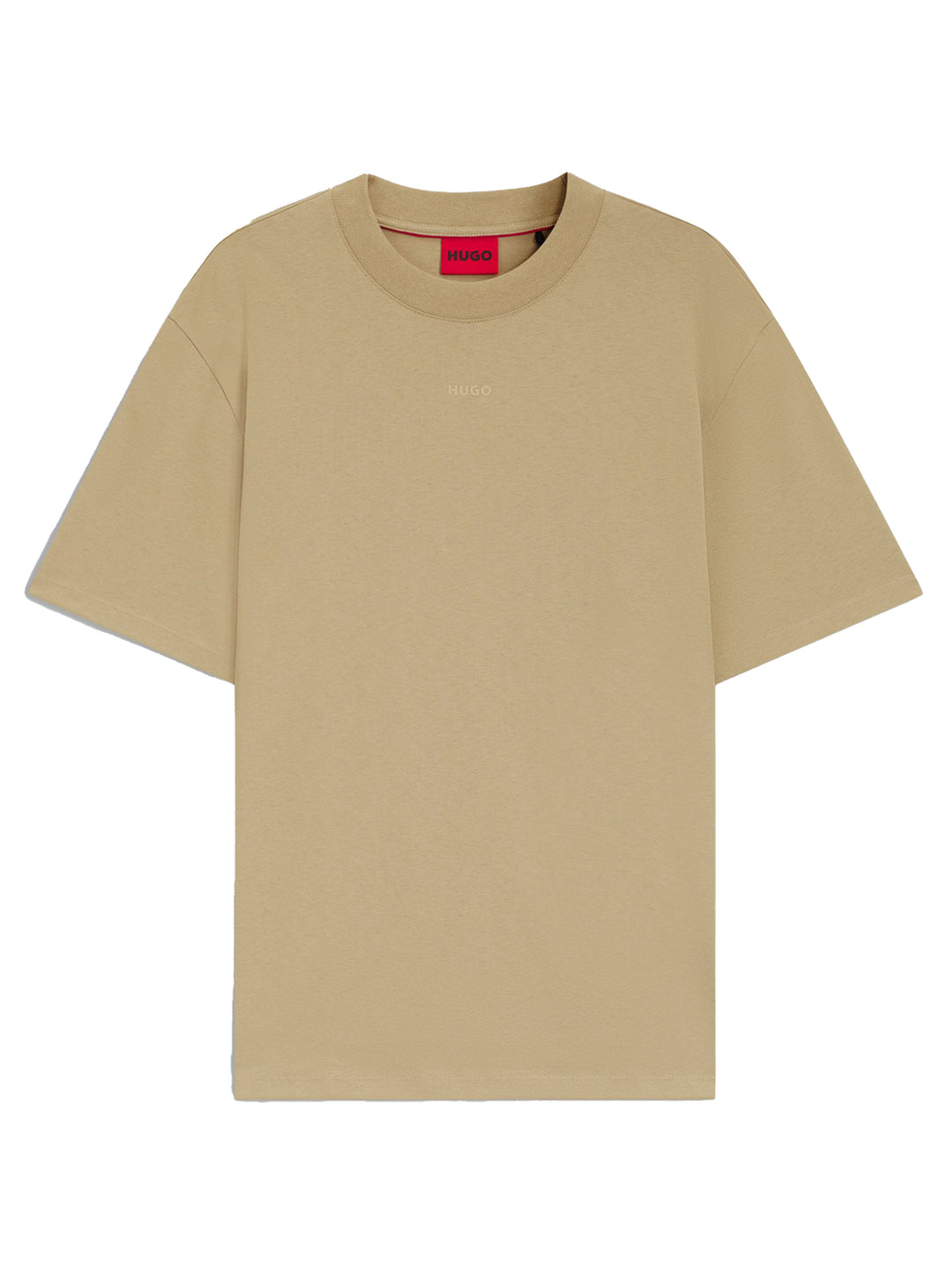Hugo Dapolino T-shirt – Beige-100% katoen-HEREN POLO'S & T-SHIRTS-Beige