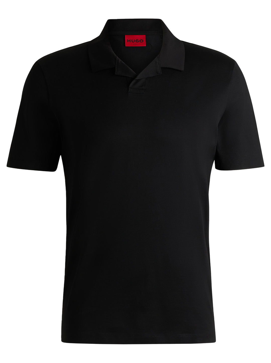 HUGO Dimerspolo Polo – Zwart-100% katoen-HEREN POLO'S & T-SHIRTS-Zwart