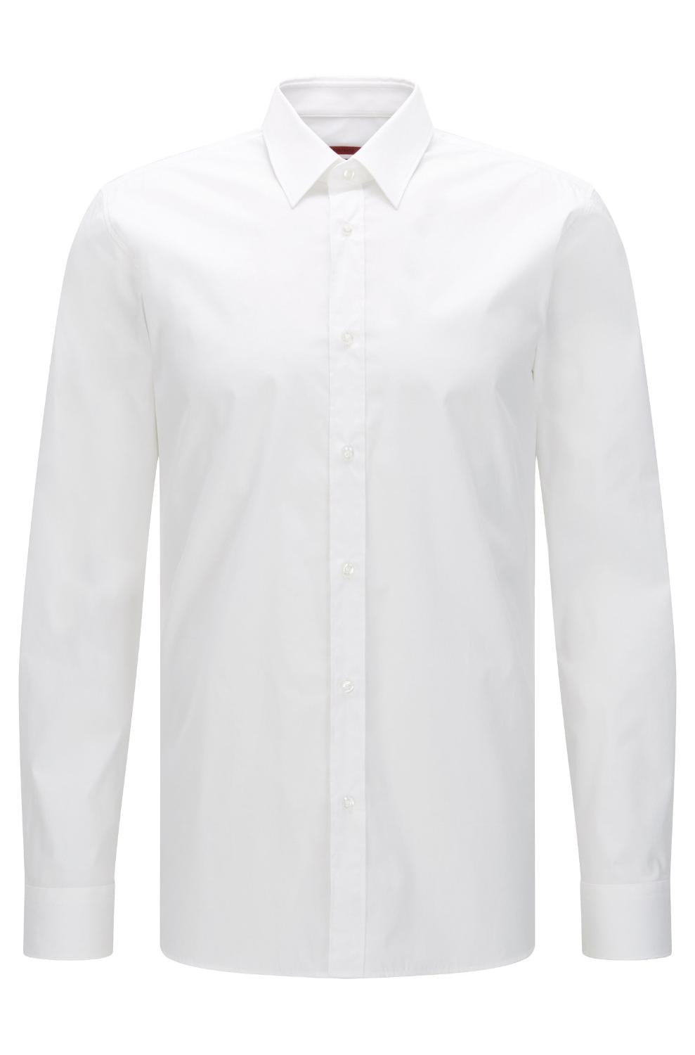 HUGO Elisha 02 overhemd-95% katoen, 5% elastaan-HEREN SHIRTS-Room