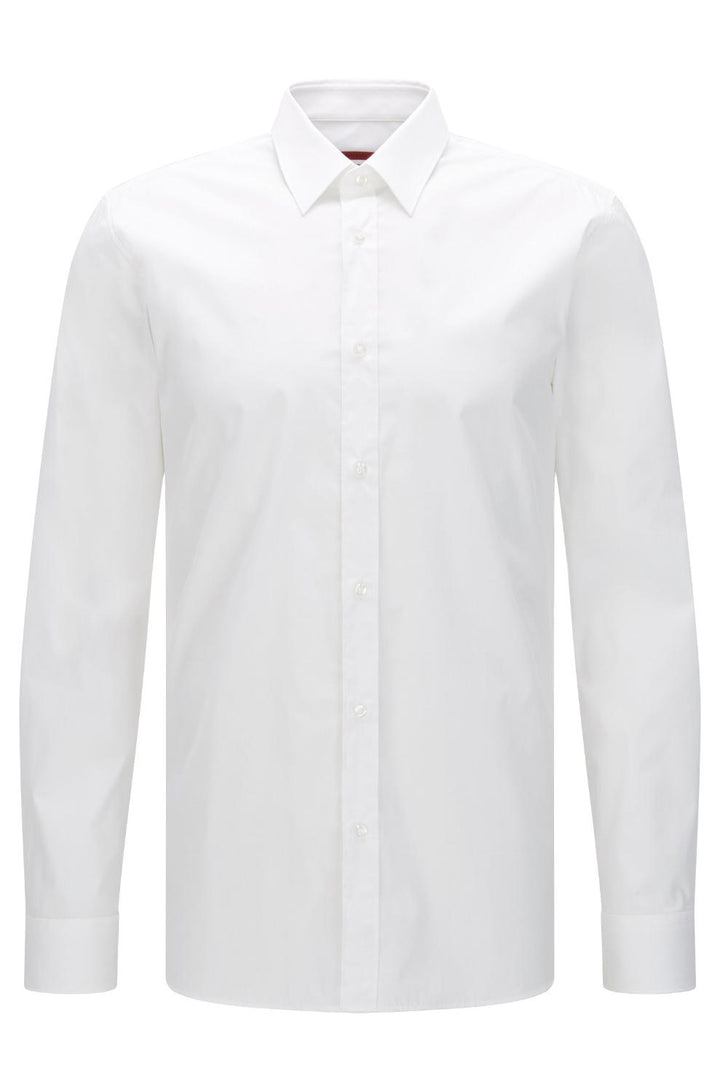 HUGO Elisha 02 overhemd-95% katoen, 5% elastaan-HEREN SHIRTS-Room