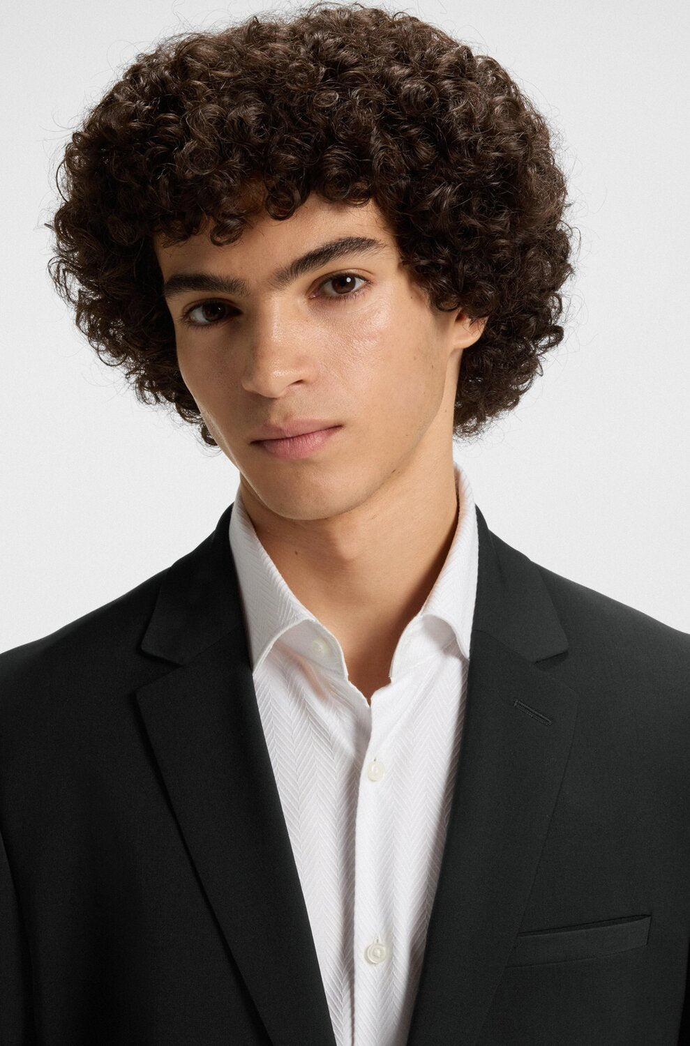 HUGO Essential Zwart Colbert – Slim Fit-60% wol, 36% polyester, 4% elasthaan-HEREN PAKKEN & COLBERTS-Zwart