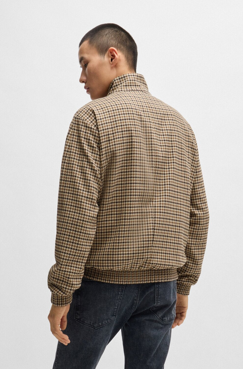 HUGO jack KEYN-Kwaliteit: 63% Polyester, 34% Viscose, 3% Elastan, Voering: 100% Polyester, Mouwvoering: 100% Polyester-HE