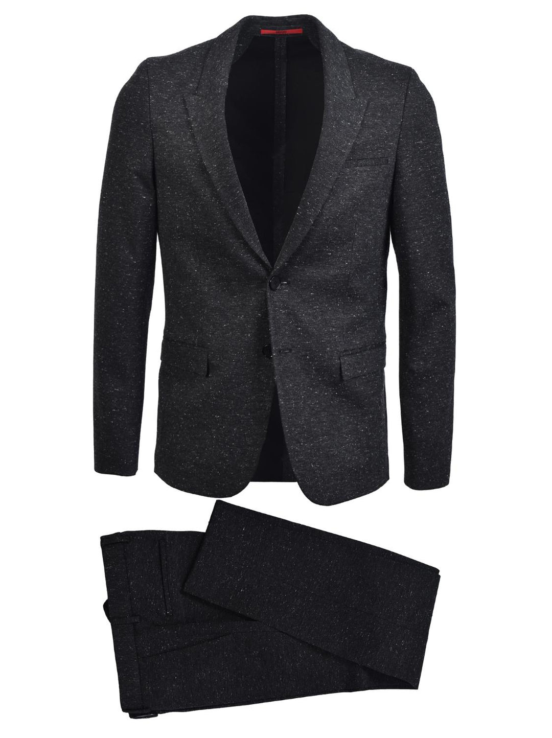 HUGO pak Anfred/Heiron1-64% viscose, 28% polyamide, 6% elastaan, 2% zijde-HEREN PAKKEN & COLBERTS-Zwart