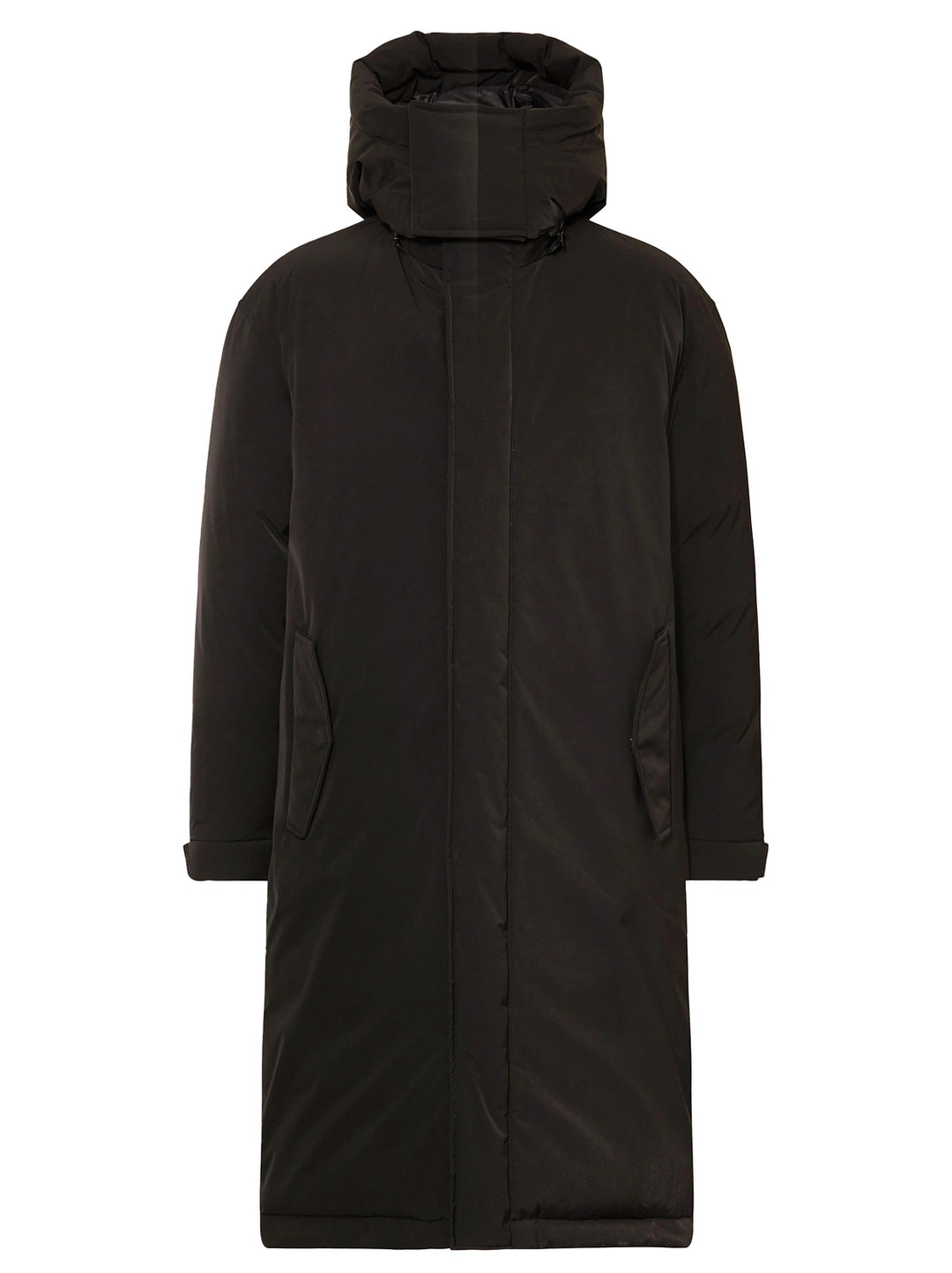 HUGO parka MUNKONE met lichte wattering-Kwaliteit: 100% Elastomultiester, Voering: 100% Polyamide, Vulling: 100% Polyester (gerecycled)-HEREN JASSEN & JACKS-Zwart