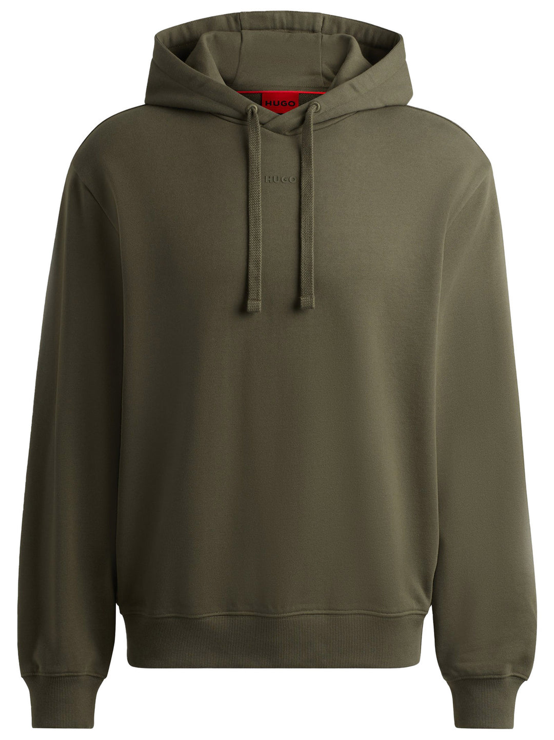HUGO relaxed fit hoodie-100% Katoen, partcode.71: 96% Katoen, 4% Elastan-HEREN TRUIEN & VESTEN-Groen