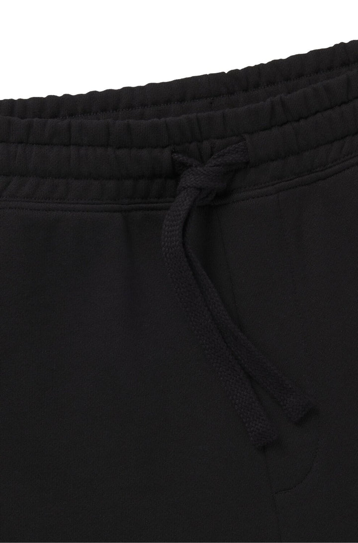 HUGO Relaxed-fit short van katoen met logoprint-100% Katoen <br />-HEREN BROEKEN-Zwart