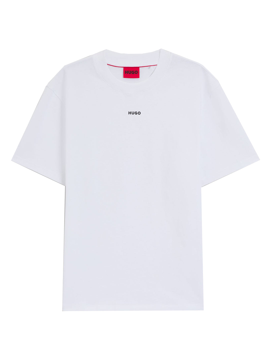 HUGO relaxed fit T-shirt-100% katoen-HEREN POLO'S & T-SHIRTS-Wit