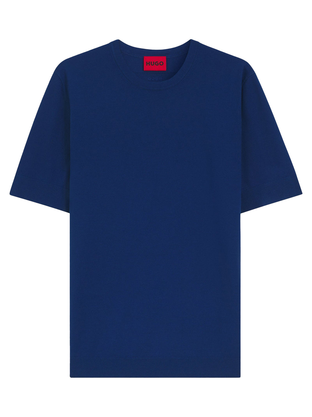 HUGO San Carl-CV T-shirt – Blauw-72% viscose, 28% polyester-HEREN POLO'S & T-SHIRTS-Blauw