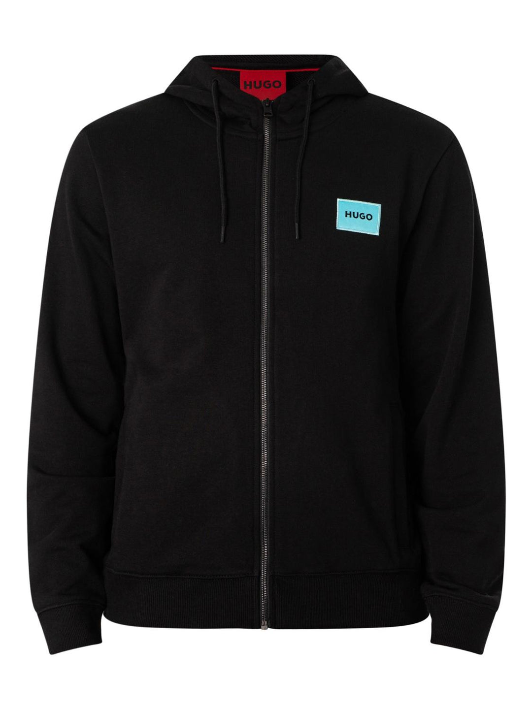 HUGO sweatstof vest met logo-100% katoen-HEREN TRUIEN & VESTEN-Zwart