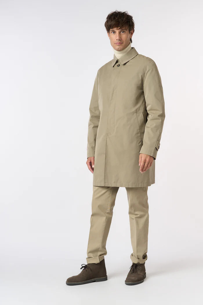 I’Impermeabile Martin+I Sportieve Jas – Beige-67% katoen, 33% polyamide-HEREN JASSEN & JACKS-Beige