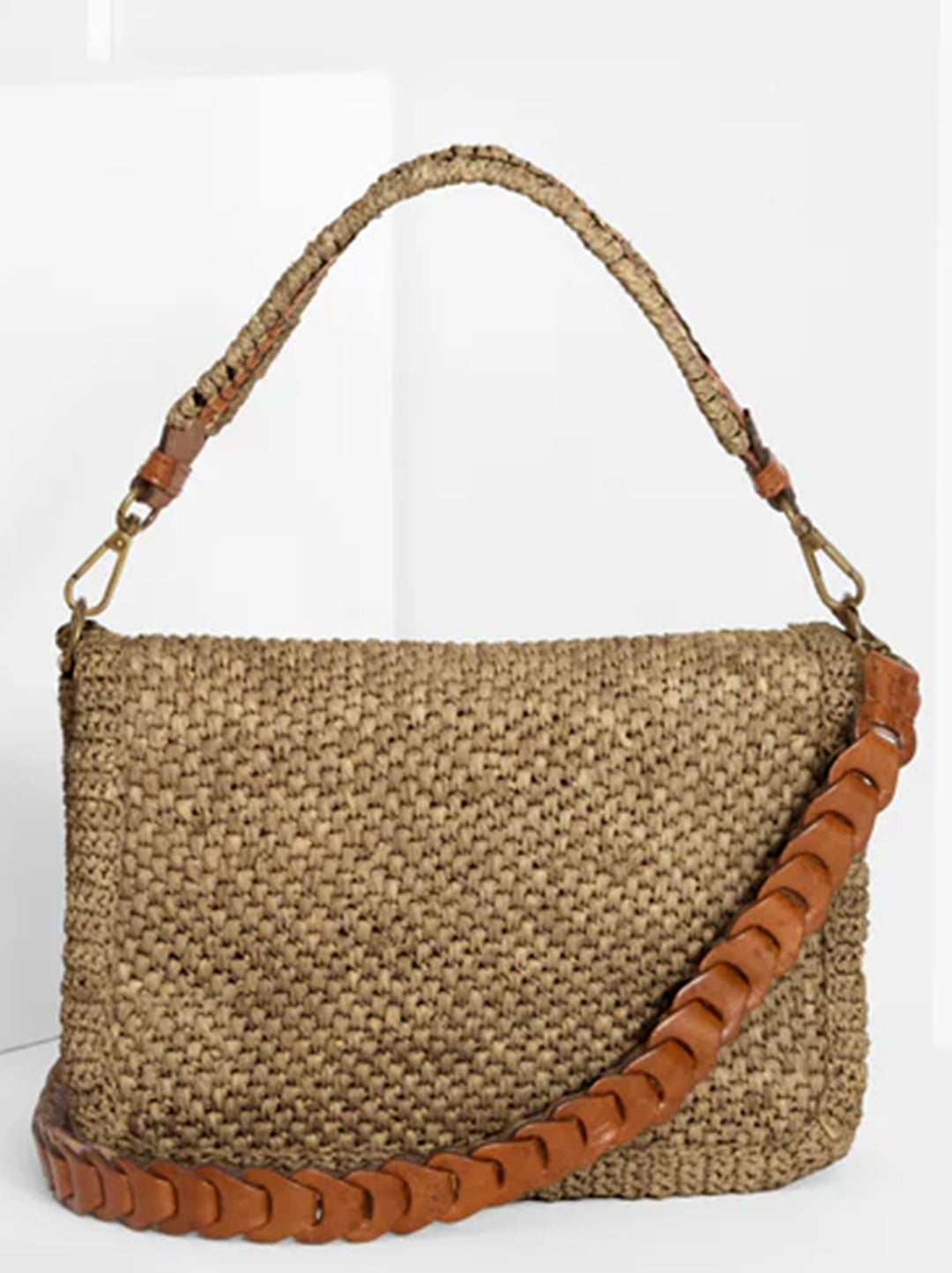 IBELIV Raffia Opera Tas – Bruin-DAMES ACCESSOIRES-Bruin