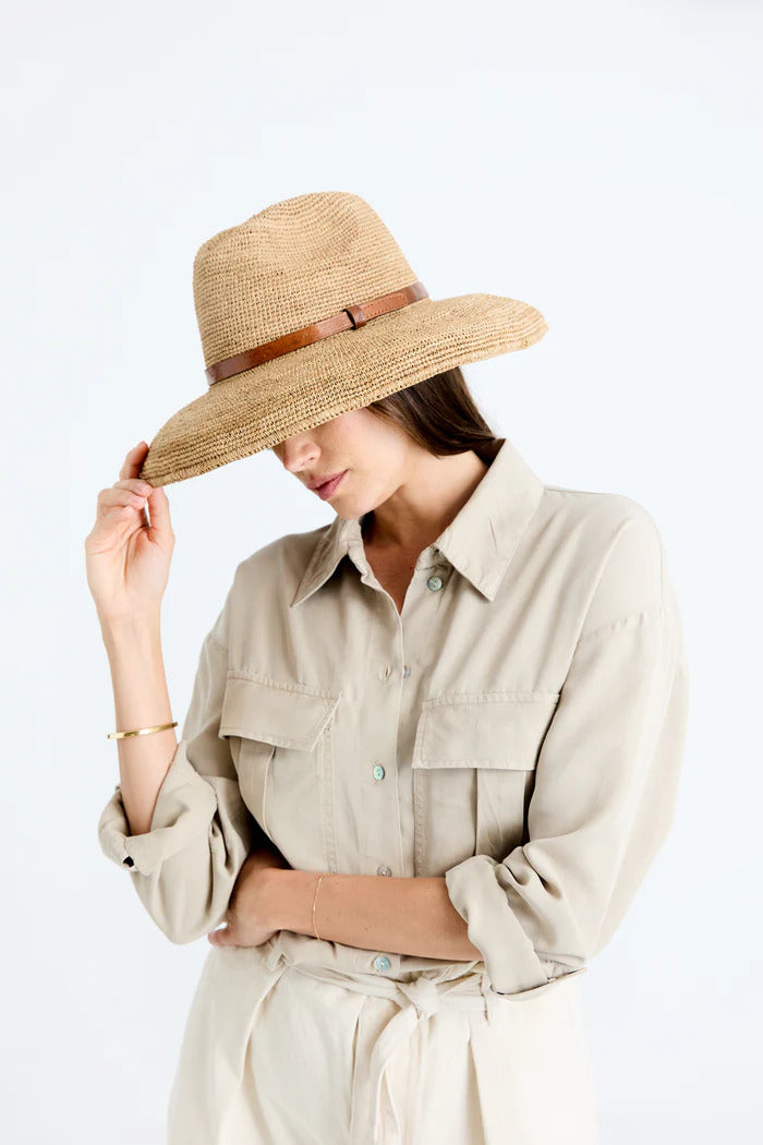 IBELIV Safari Hoed – Bruin-DAMES ACCESSOIRES-Bruin