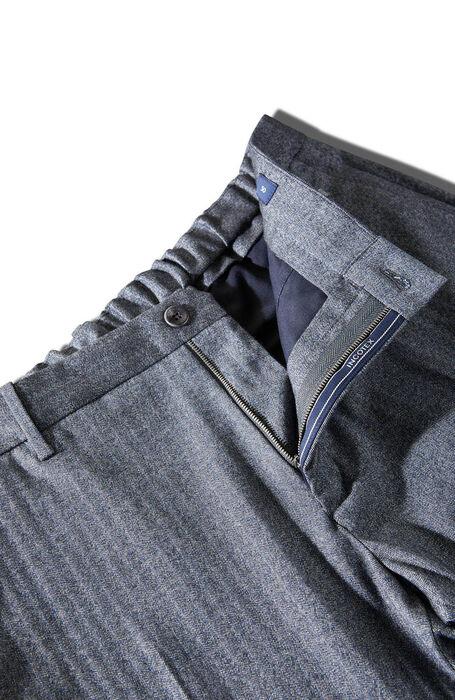 Incotex chino-98% katoen, 2% elasthaan-HEREN BROEKEN-Grijs