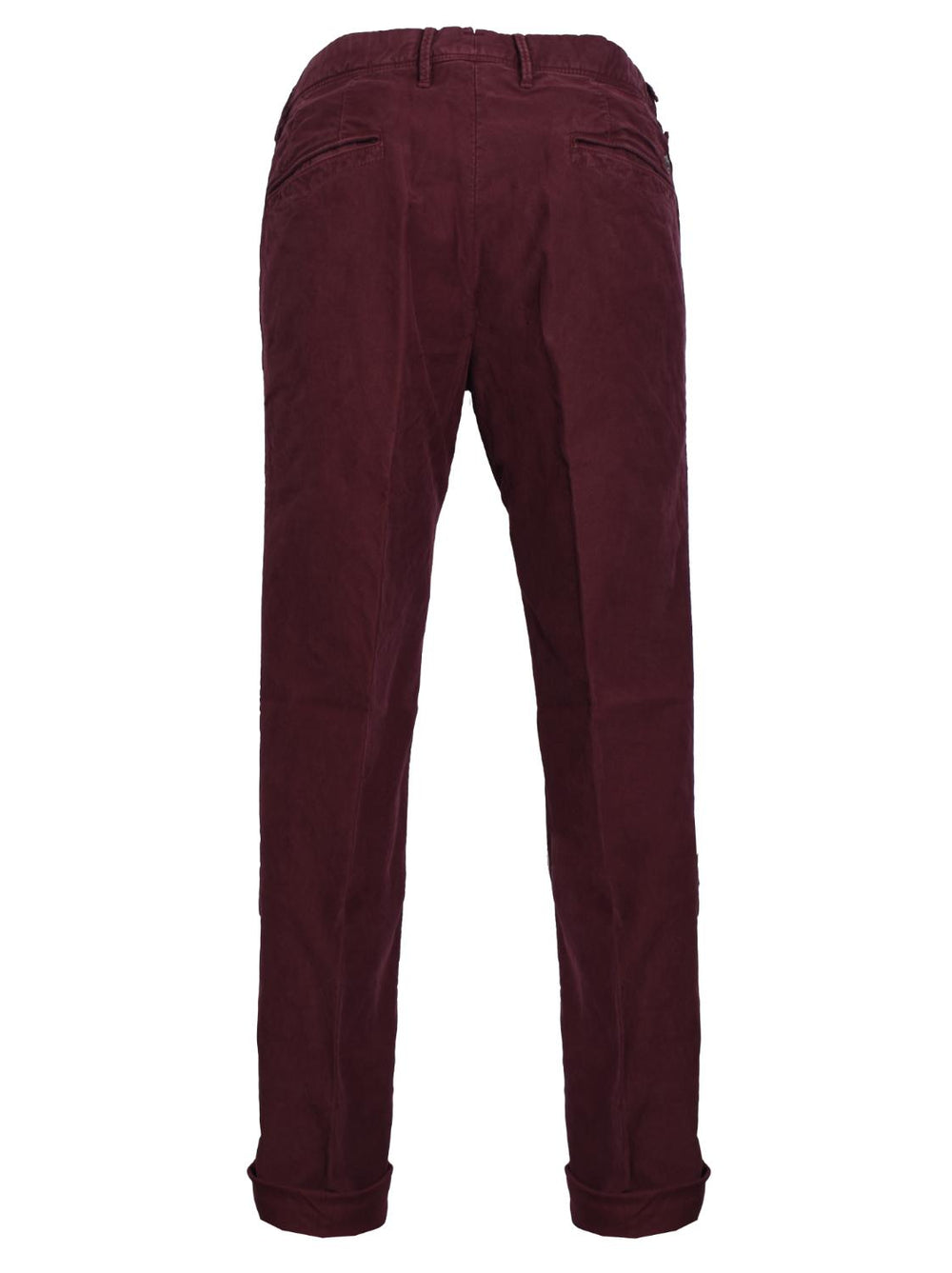 Incotex chino-98% katoen, 2% elasthaan-HEREN BROEKEN-Rood