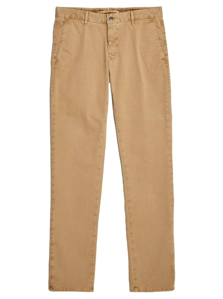Incotex SLACKS chino slim fit-97% katoen, 3% elasthaan-HEREN BROEKEN-Beige