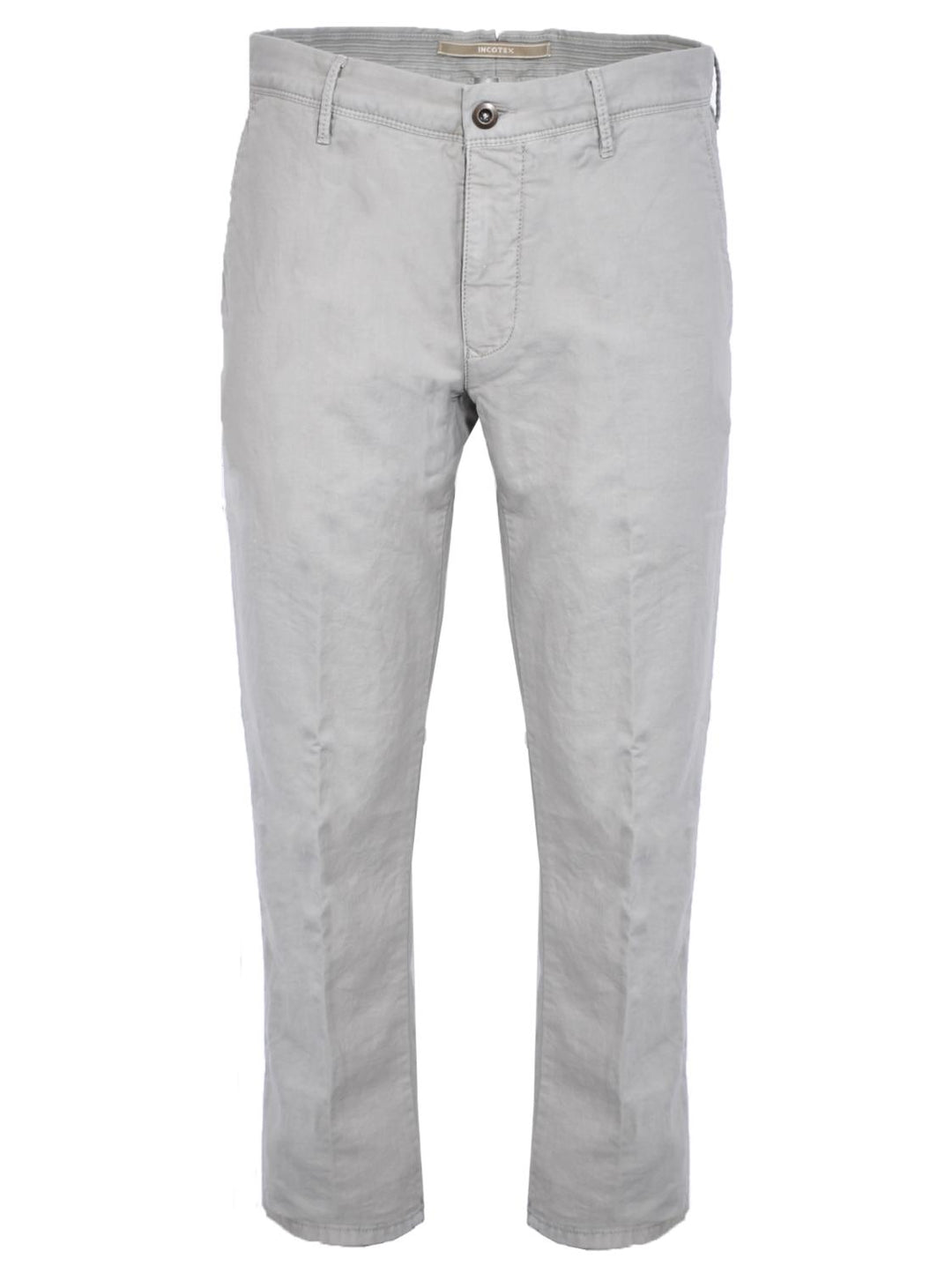 Incotex slim fit chino-98% katoen, 2% elasthaan-HEREN BROEKEN-Beige