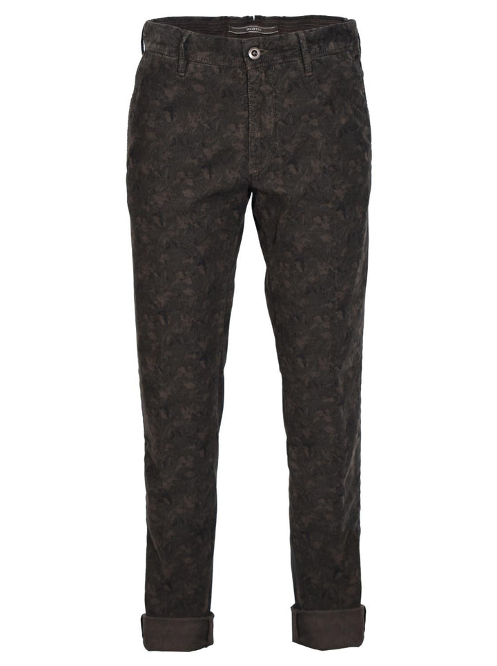 Incotex slim fit jeans-97% katoen<br />3% elastan-HEREN BROEKEN-Bruin