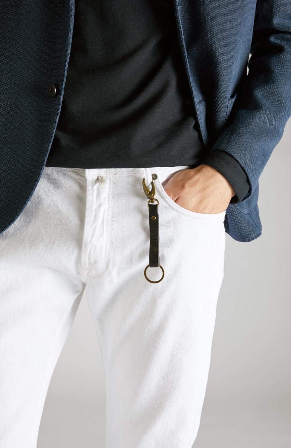 Incotex slim fit jeans wit-98% katoen; 2% elastaan-HEREN BROEKEN-Wit