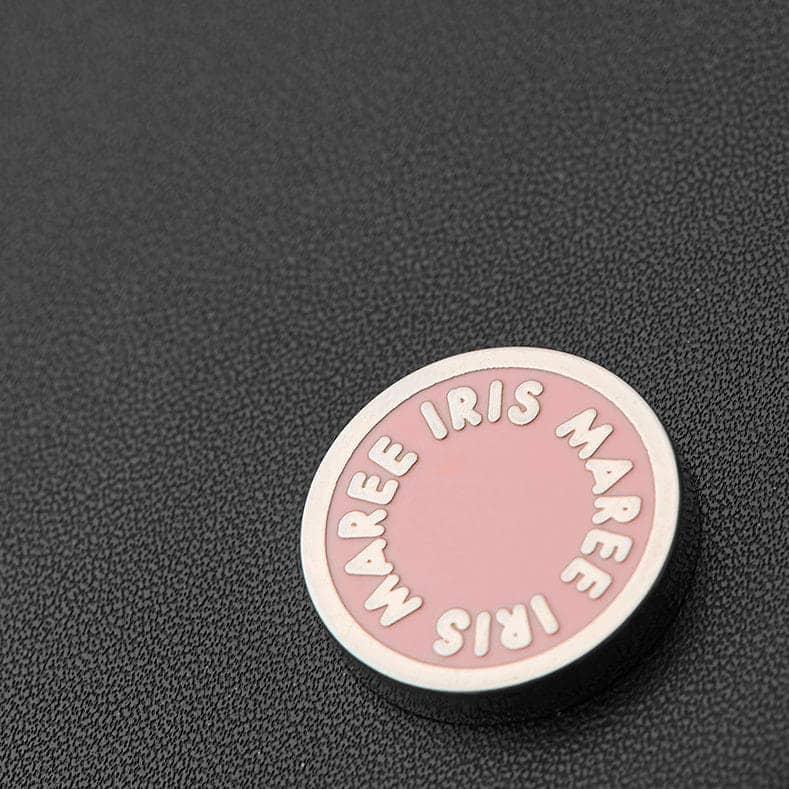 IRIS MAREE tas MERRY POUCH-Metallic Kayla-stof met voering van gerecycled katoen-DAMES ACCESSOIRES-Zwart