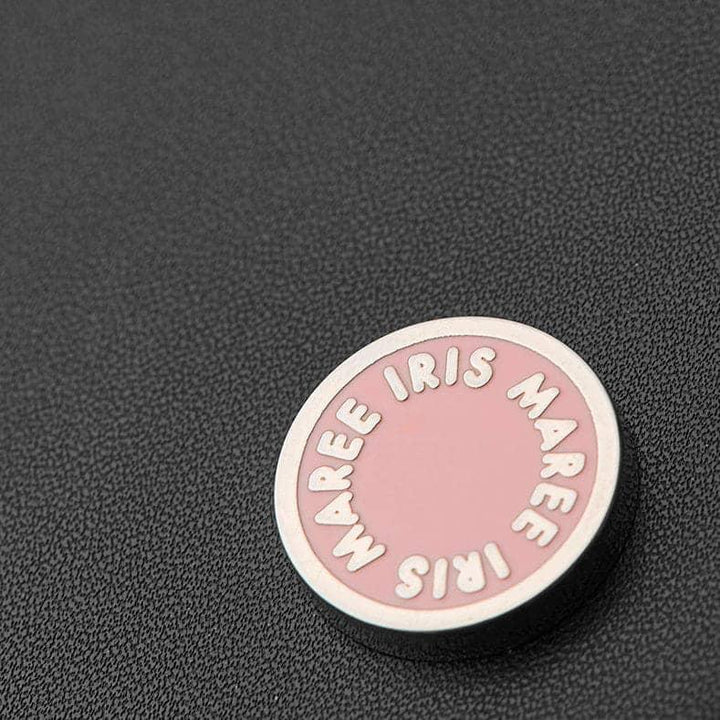 IRIS MAREE tas MERRY POUCH-Metallic Kayla-stof met voering van gerecycled katoen-DAMES ACCESSOIRES-Zwart