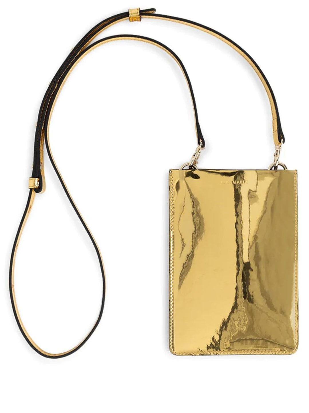 IRIS MAREE tas MERRY POUCH-Nappa metallic vegan leer met gerecyclede katoenen voering-DAMES ACCESSOIRES-Goud