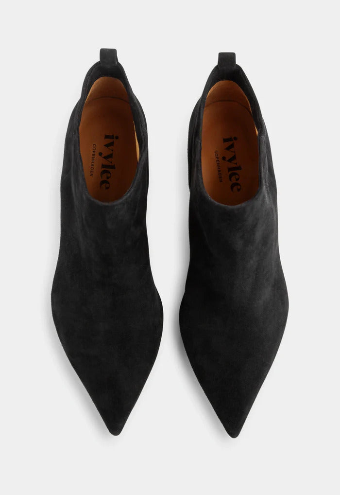Ivylee Copenhagen ANNA suede zwart-Bovenwerk: Split Suède<br />Voering: Leer-DAMES SCHOENEN-Zwart