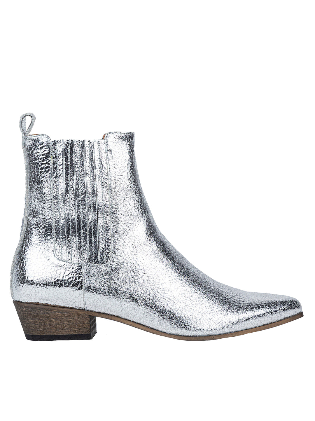 Ivylee Copenhagen BAILEY zilver-Bovenwerk: metallic leer<br />Voering: leer-DAMES SCHOENEN-Zilver