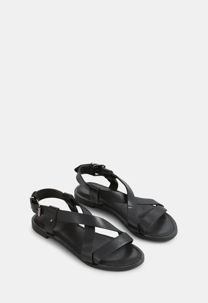 Ivylee Copenhagen LAURA ANILIN-Leer-DAMES SCHOENEN-Zwart